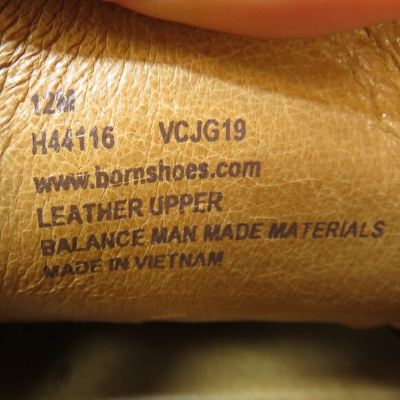 BORN Eberhard H44116 Loafers Driving Driver Brown Mens 12 M Moccasin Toe Slip-On - Picture 6 of 13